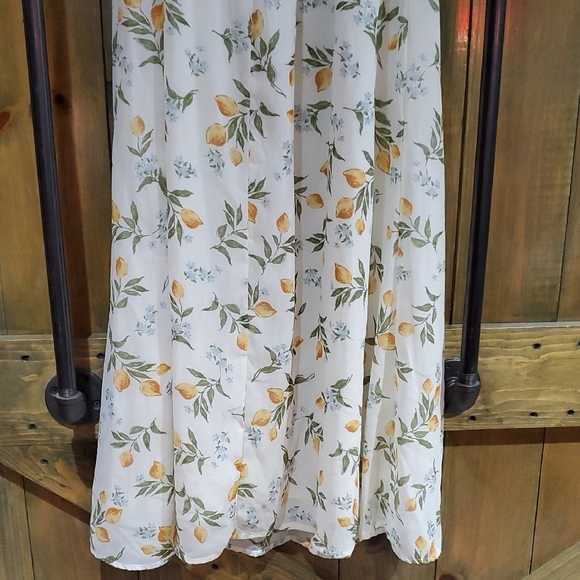 Sincerely Jules Yellow Tan Sleeveless Sundress - Picture 7 of 9